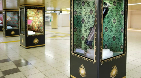 資生堂的戀愛魔鏡互動廣告。