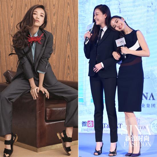 小花旦倪妮耍帥，連baby都忍不住想要依靠她