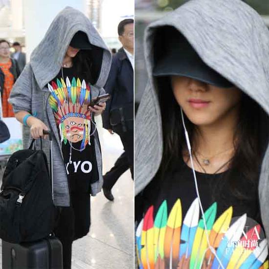 變身嘻哈辣媽的湯唯，感覺(jué)隨時(shí)能給大家來(lái)段饒舌