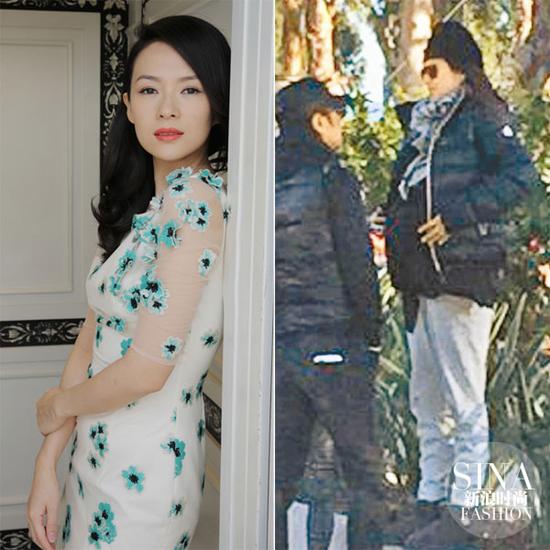 章子怡懷孕后，這帽子戴的也太奇特