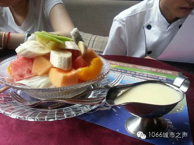 水果沙拉。真材實料。