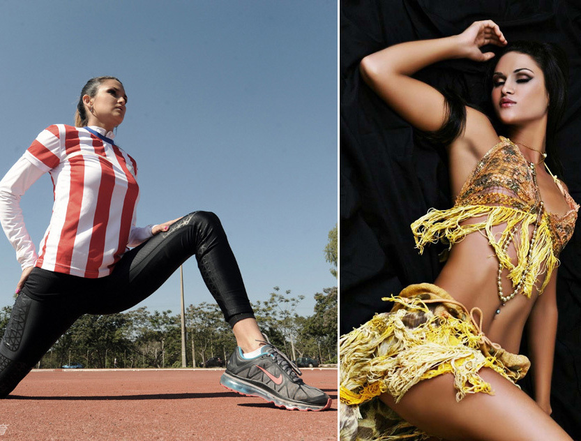 巴拉圭名模備戰(zhàn)奧運(yùn)會