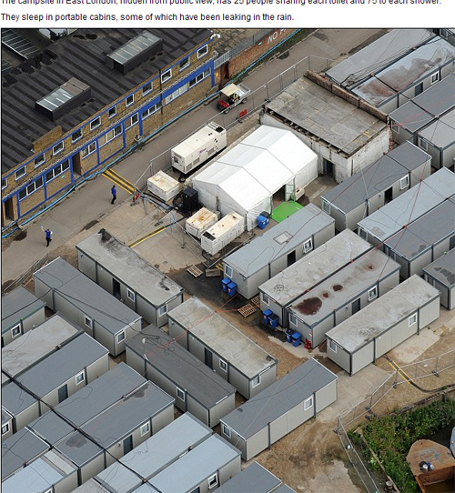 倫敦奧運會清潔工住所如貧民窟 倫敦奧運會清潔工住所如貧民窟