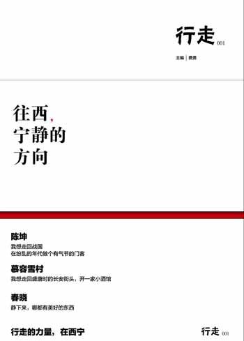 陳坤首次擔(dān)當(dāng)出品人的《往西，寧靜的方向》