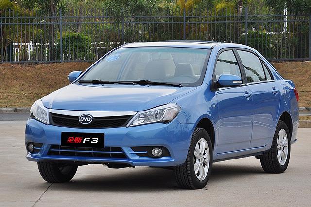 全新比亞迪F3實(shí)車圖片