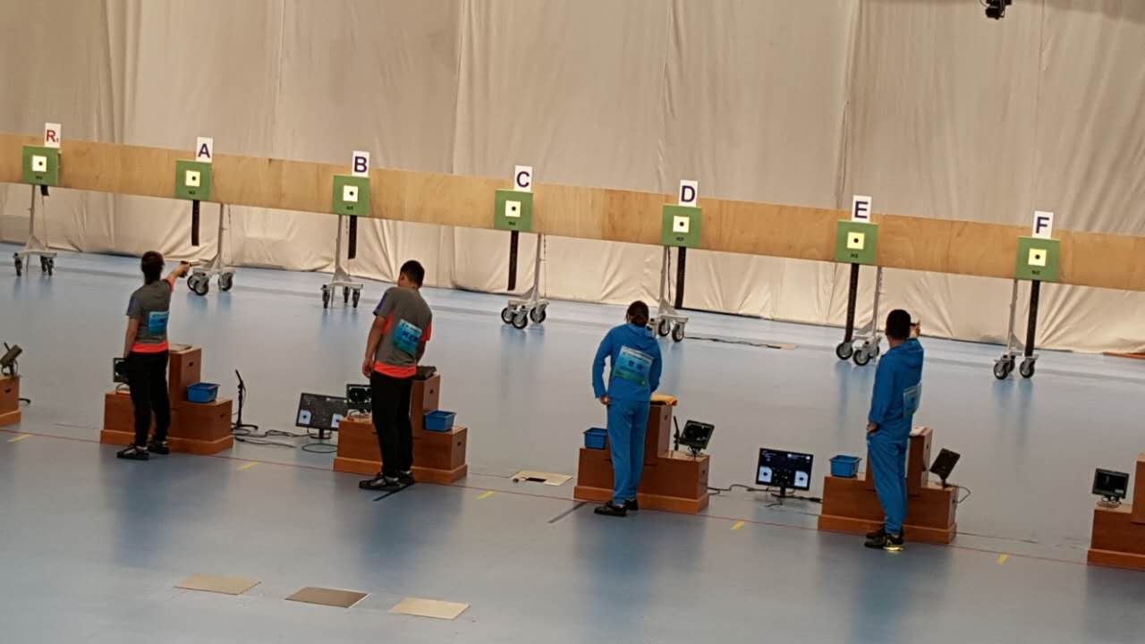 全運(yùn)會10米氣手槍混合團(tuán)體 何正陽、周瑩為河南再摘一銀