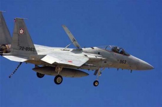 資料圖：日本自衛(wèi)隊(duì)F-15戰(zhàn)斗機(jī)。