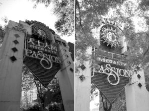 臺(tái)州溫嶺版“天上人間”（左）和北京版“天上人間”（右）相比，連店標(biāo)都一模一樣