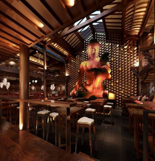 佛像“助陣”酒吧，爭議炸開鍋