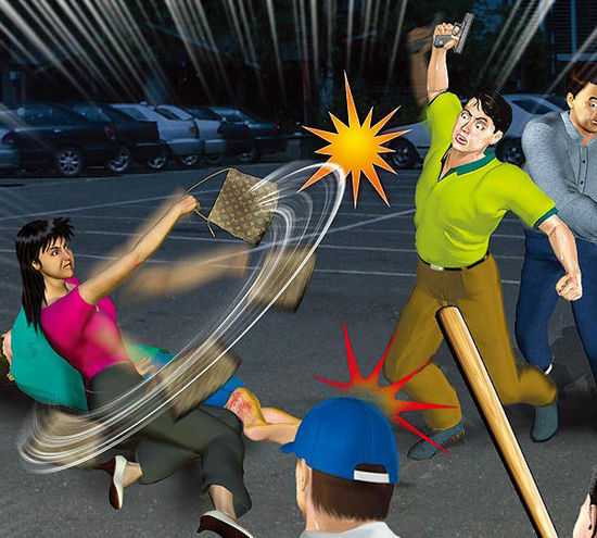 一名臺(tái)灣女子甘愿用肉身為男友擋子彈。（示意圖，來(lái)自臺(tái)媒）