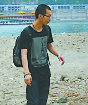 喜歡考古的小楊。受訪者供圖