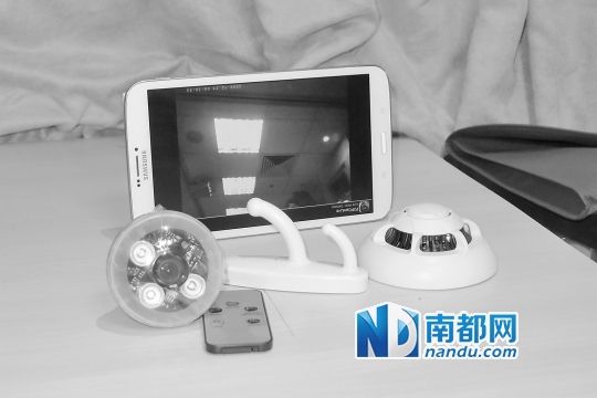 香港民建聯(lián)從市面購買到的偷拍儀器。