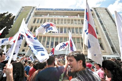 被責浪費納稅人錢 希臘國家臺停播 被責浪費納稅人錢 希臘國家臺停播