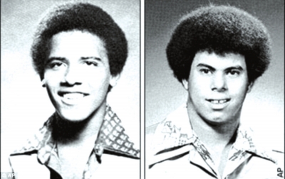 奧巴馬（左）與卡庫(kù)嘎瓦（右）高中紀(jì)念冊(cè)中的照片，當(dāng)時(shí)他們非常要好。