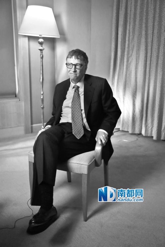 比爾·蓋茨接受美國《滾石》雜志專訪。