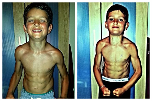 年僅8歲的布蘭登·布萊克因其完美的身型，被贊為迷你版的阿諾德·施瓦辛格。