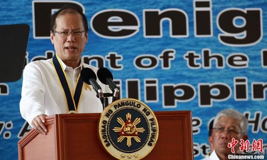 　　資料圖：菲律賓總統(tǒng)阿基諾。中新社發(fā) Malacanang 攝