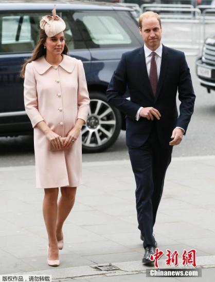 當(dāng)?shù)貢r(shí)間2015年3月9日，英國(guó)倫敦，威斯敏斯特大教堂，英國(guó)皇室參加英聯(lián)邦紀(jì)念儀式。