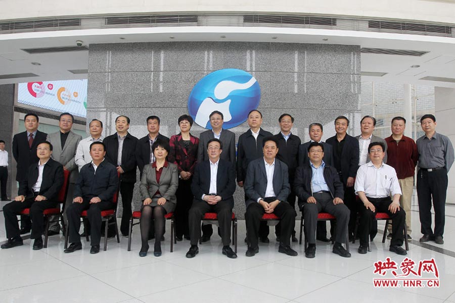 河南省委書記、省人大常委會主任郭庚茂視察河南電視臺 東方今報記者沈翔 劉棟杰/攝