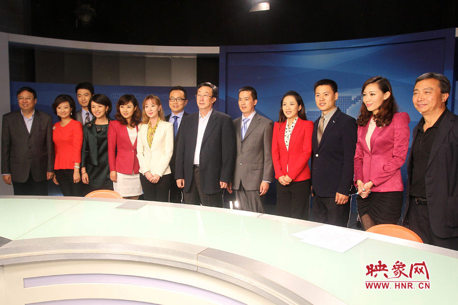 河南省委書記、省人大常委會主任郭庚茂視察河南人民廣播電臺 映象網(wǎng)記者邵恰 段晉哲/攝