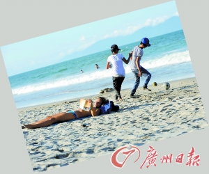 動靜皆宜的沙灘。