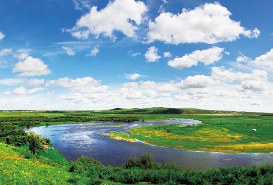 　　抻直后長度超過黃河10倍的莫日格勒河?！? complete=