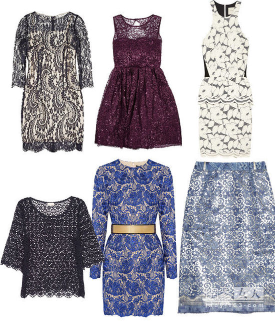 暖氣房脫掉外衣也要美美的 蕾絲裙來助陣