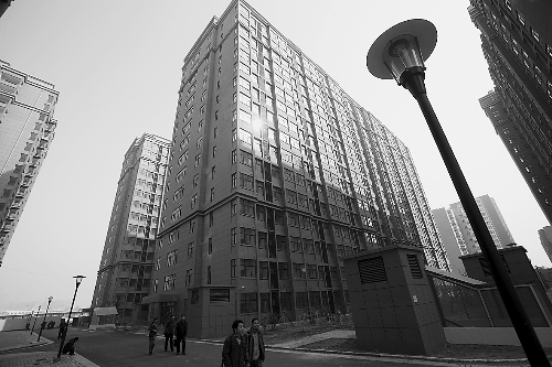 已基本建成的公租房。記者 史長來 攝