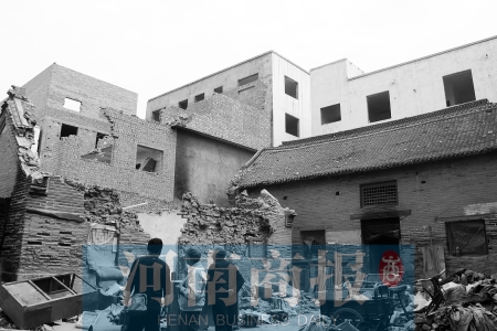 孫莊村清代古宅面臨拆遷。對拆遷者來說，也許它的名氣不值一提 記者 張郁/攝