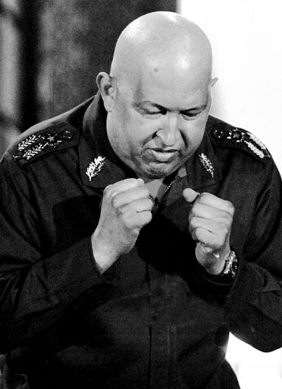 去年選舉期間，查韋斯造勢資料圖。