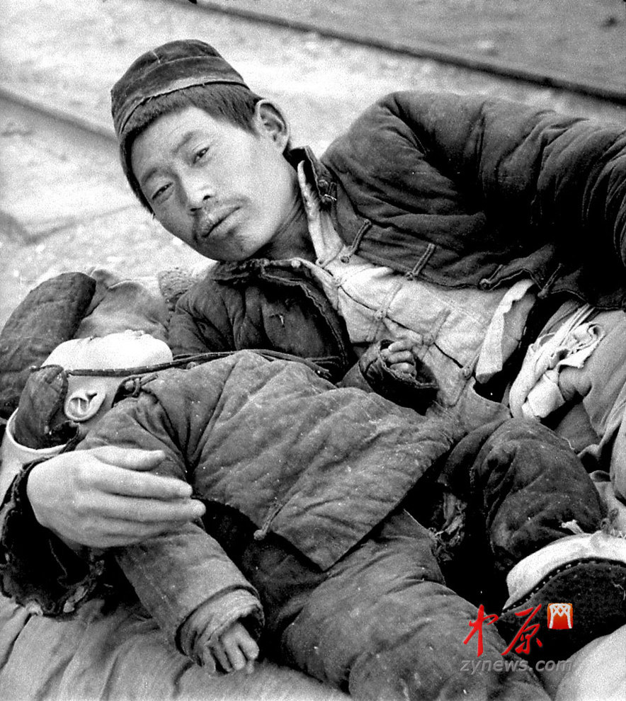 饑荒受災(zāi)者，父與子