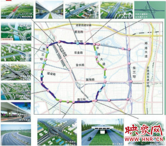 三環(huán)快速化工程方案圖。
