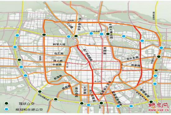 兩環(huán)十七放射景觀廊道建設。