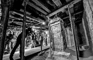 埃及首次向公眾開放的古埃及法老圖坦卡蒙乳母之墓內景。