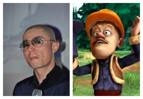 霍建華撞臉光頭強(qiáng) 這畫風(fēng)差別有點(diǎn)大?。ńM圖）