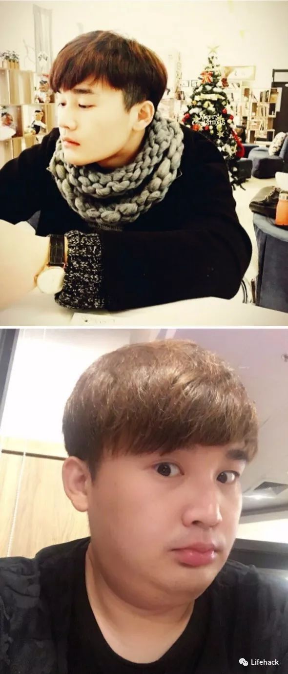 長(zhǎng)胖20斤，臉型怎么變？這些例子看完扎心了！