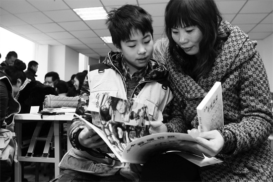 昨日的分享交流會上，孩子們的成長經(jīng)歷都被印成了小冊子