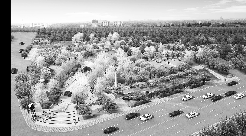 數(shù)碼公園地下停車場效果圖