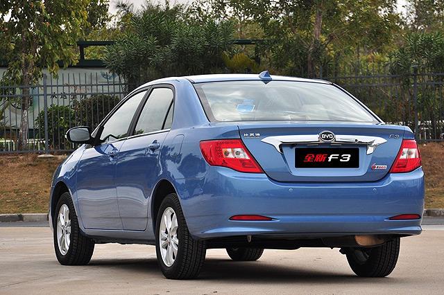 全新比亞迪F3實車圖片