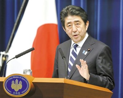  日本首相安倍晉三。