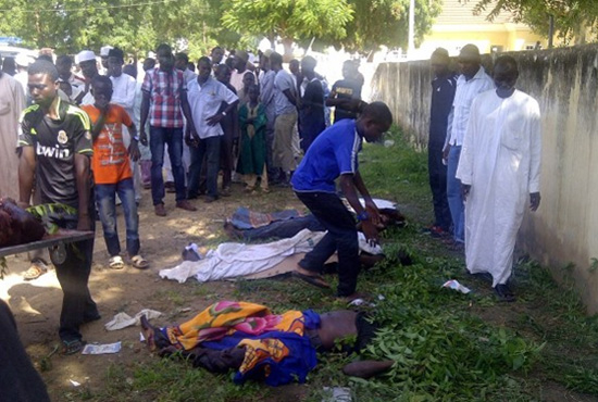 尼日利亞伊斯蘭極端武裝組織“博科圣地”約貝州古杰巴(Gujba)市的農(nóng)業(yè)學(xué)院，射殺數(shù)十名學(xué)生。