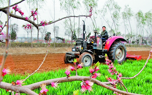 　　3月25日，武陟縣龍源辦事處東馬曲村村民正在田里耕作。時下正值春耕時節(jié)，武陟農(nóng)民紛紛抓住有利時機