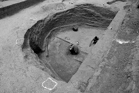 浚縣黎陽倉考古發(fā)掘現(xiàn)場。 張志嵩　攝