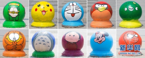 大學校園現(xiàn)卡通路障