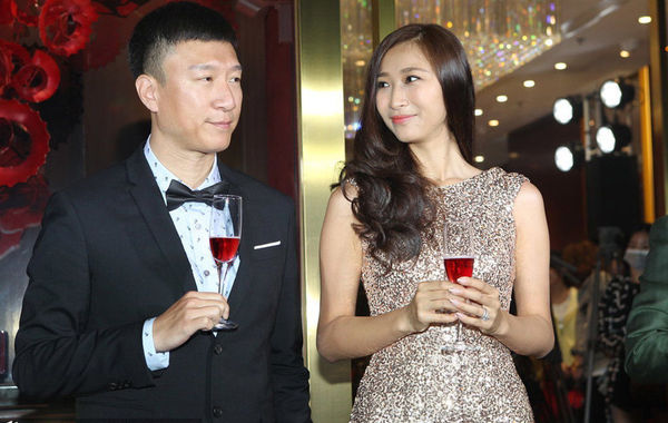 圖為孫紅雷、王駿迪夫婦。