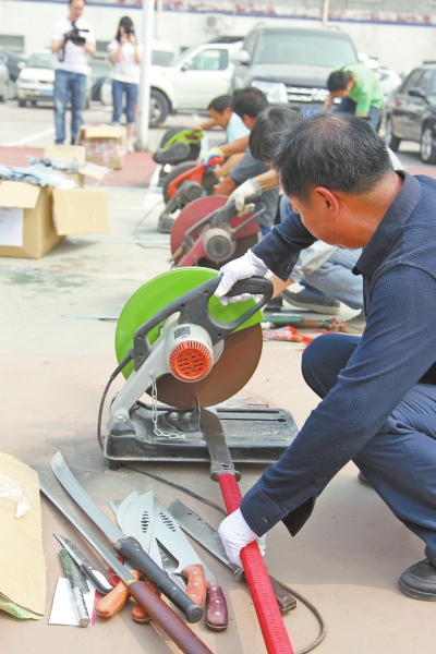 銷毀管制刀具 銷毀管制刀具