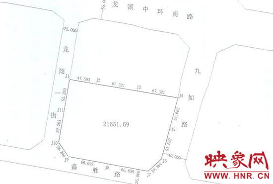 鄭政東出(2014)6號(hào)地塊位置。