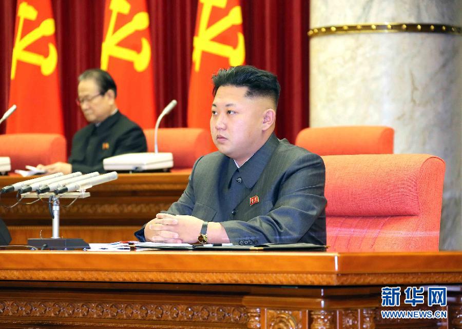 12月8日，在朝鮮平壤，朝鮮勞動(dòng)黨第一書記金正恩出席并指導(dǎo)朝鮮勞動(dòng)黨中央政治局?jǐn)U大會(huì)議。