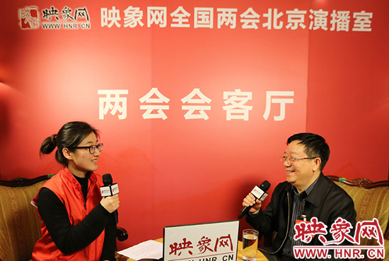 全國(guó)人大代表鄭永和做客映象網(wǎng)全國(guó)兩會(huì)北京直播室。