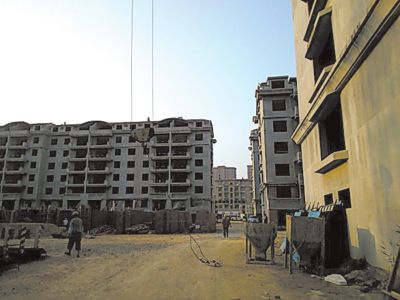 　適園雅居小區(qū)，已建起13棟住宅樓。